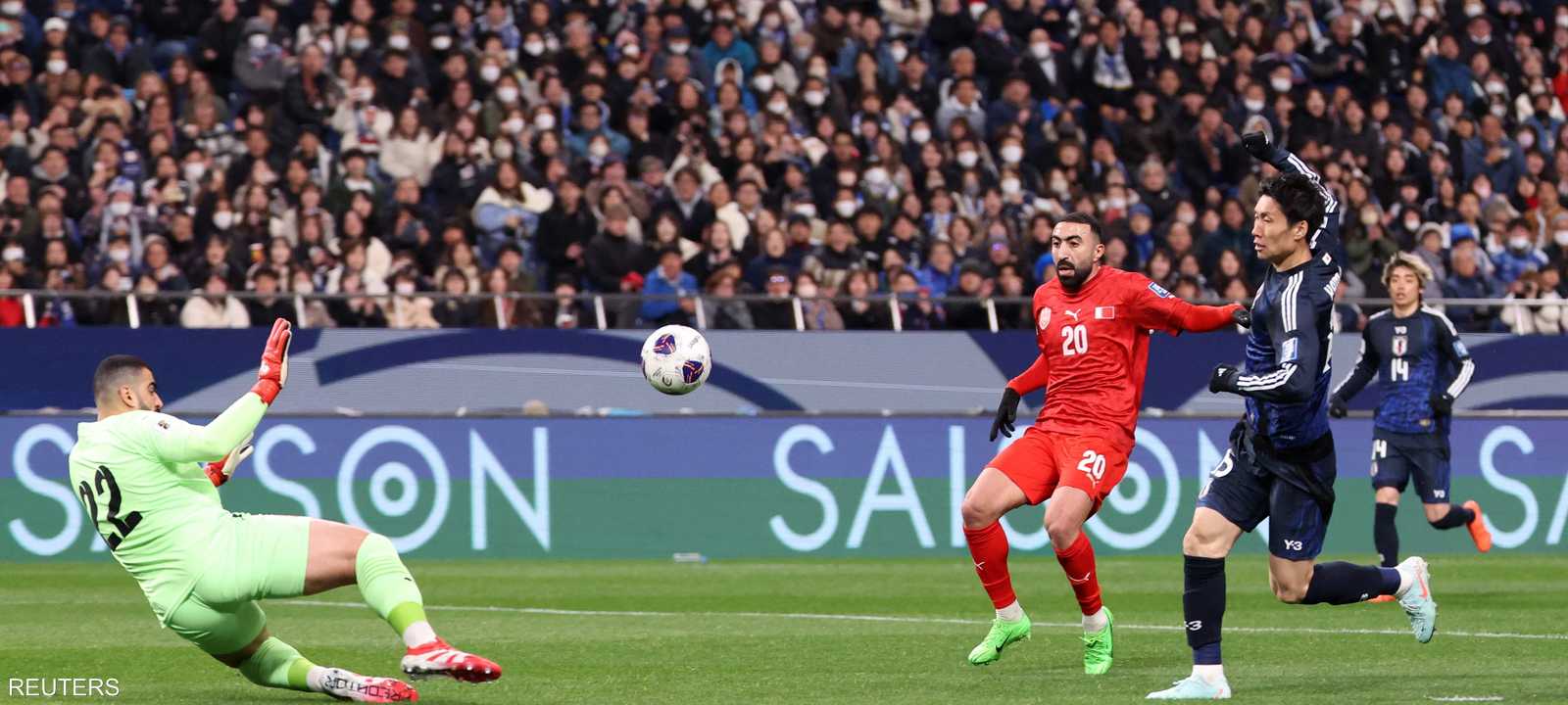 اليابان فازت على البحرين وتأهلت للمونديال
