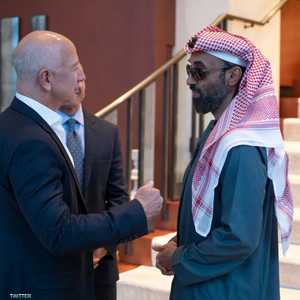 الشيخ طحنون يلتقي بيزوس