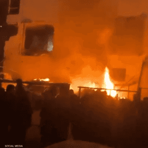 ضربة إسرائيلية استهدفت مدينة صور جنوب لبنان