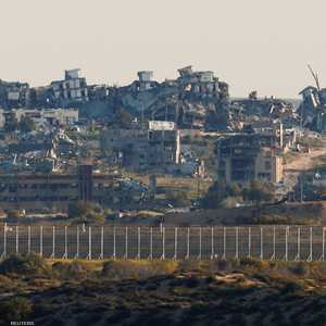 منظر عام للمباني المدمرة في شمال غزة