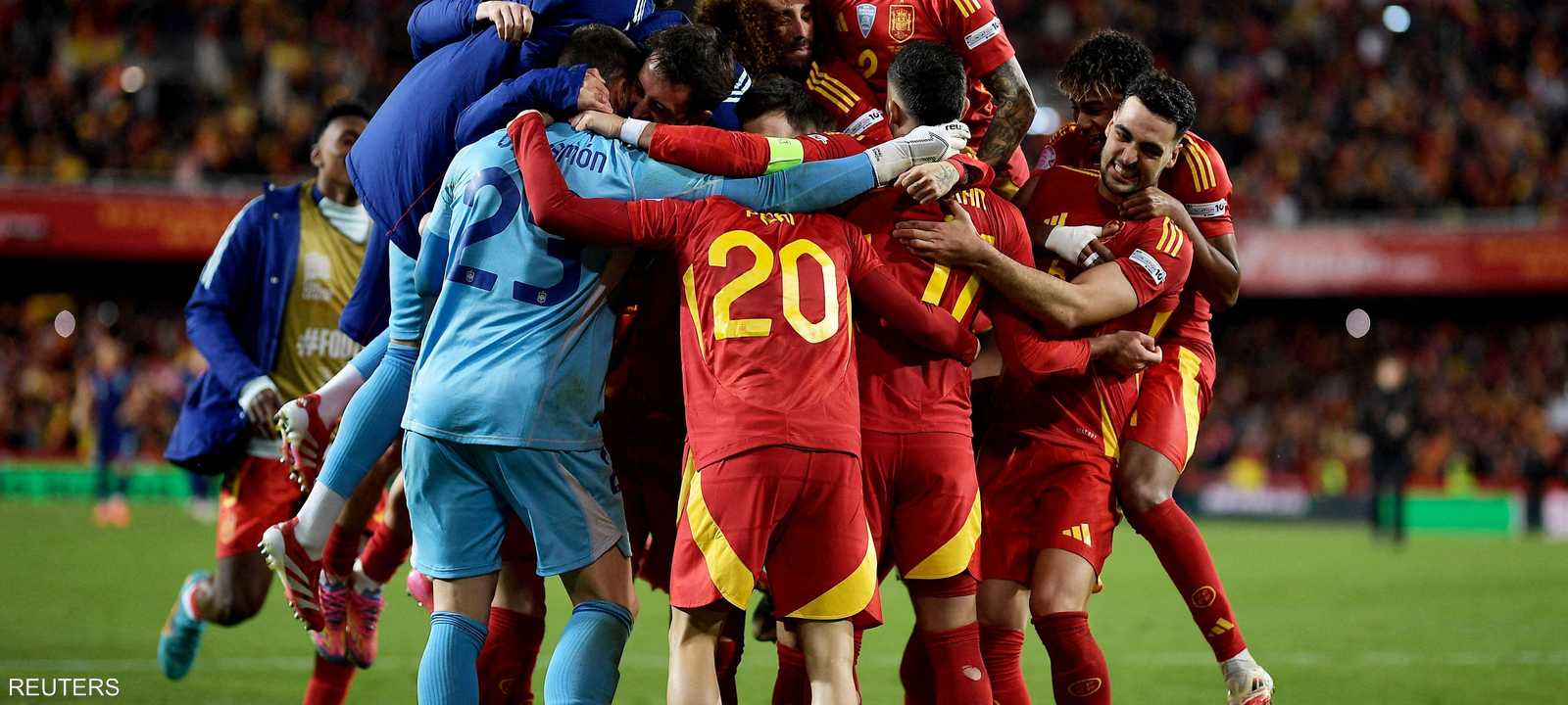 منتخب إسبانيا تأهل بركلات الترجيح