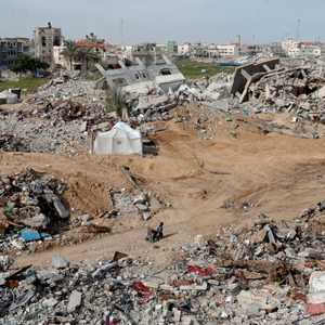 منازل دمرت خلال الهجوم الإسرائيلي على رفح