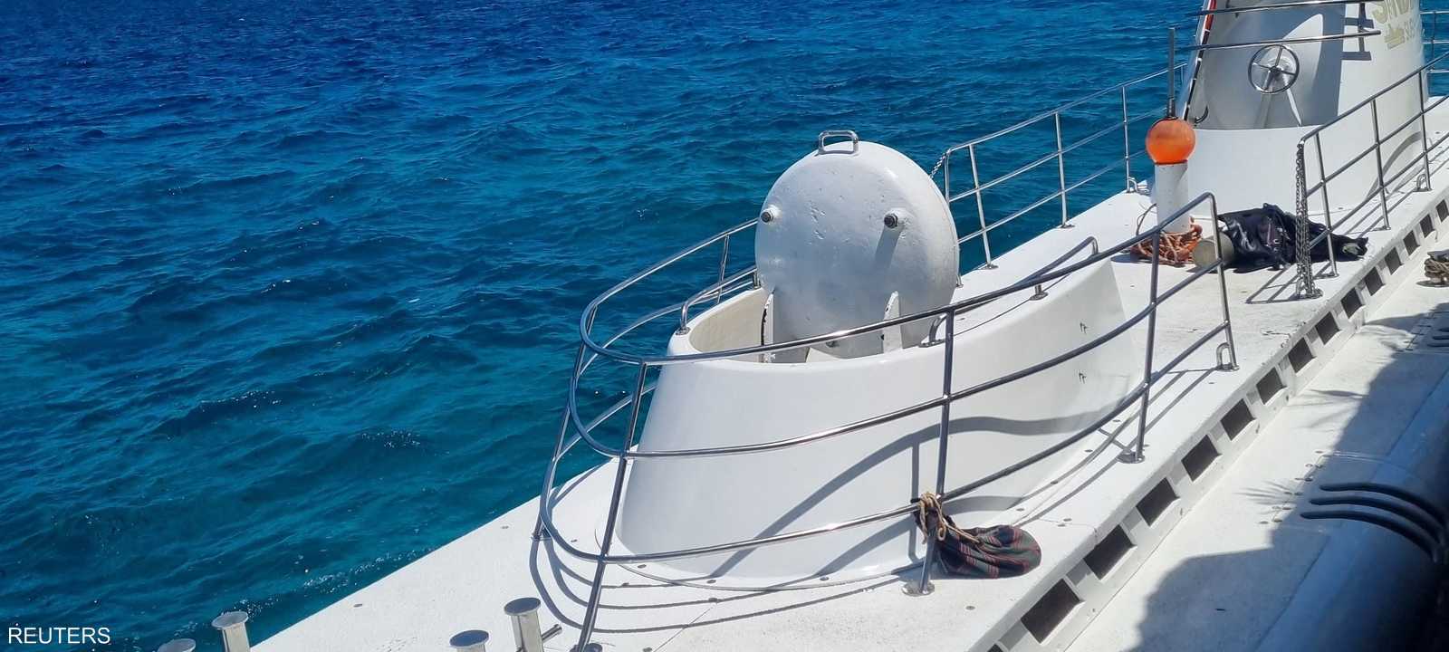 الغواصة "سندباد" في البحر قبالة الغردقة