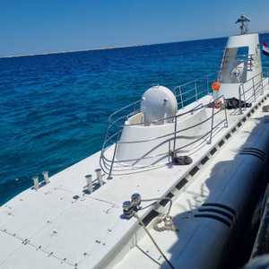 الغواصة "سندباد" في البحر قبالة الغردقة