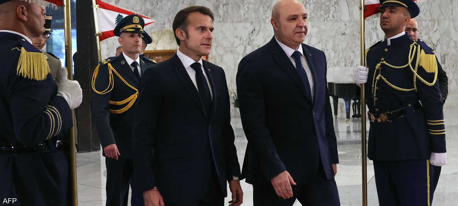 إيمانويل ماكرون وجوزيف عون
