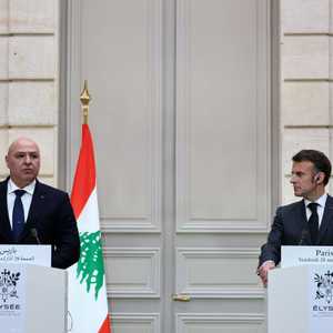 جوزيف عون وإيمانويل ماكرون