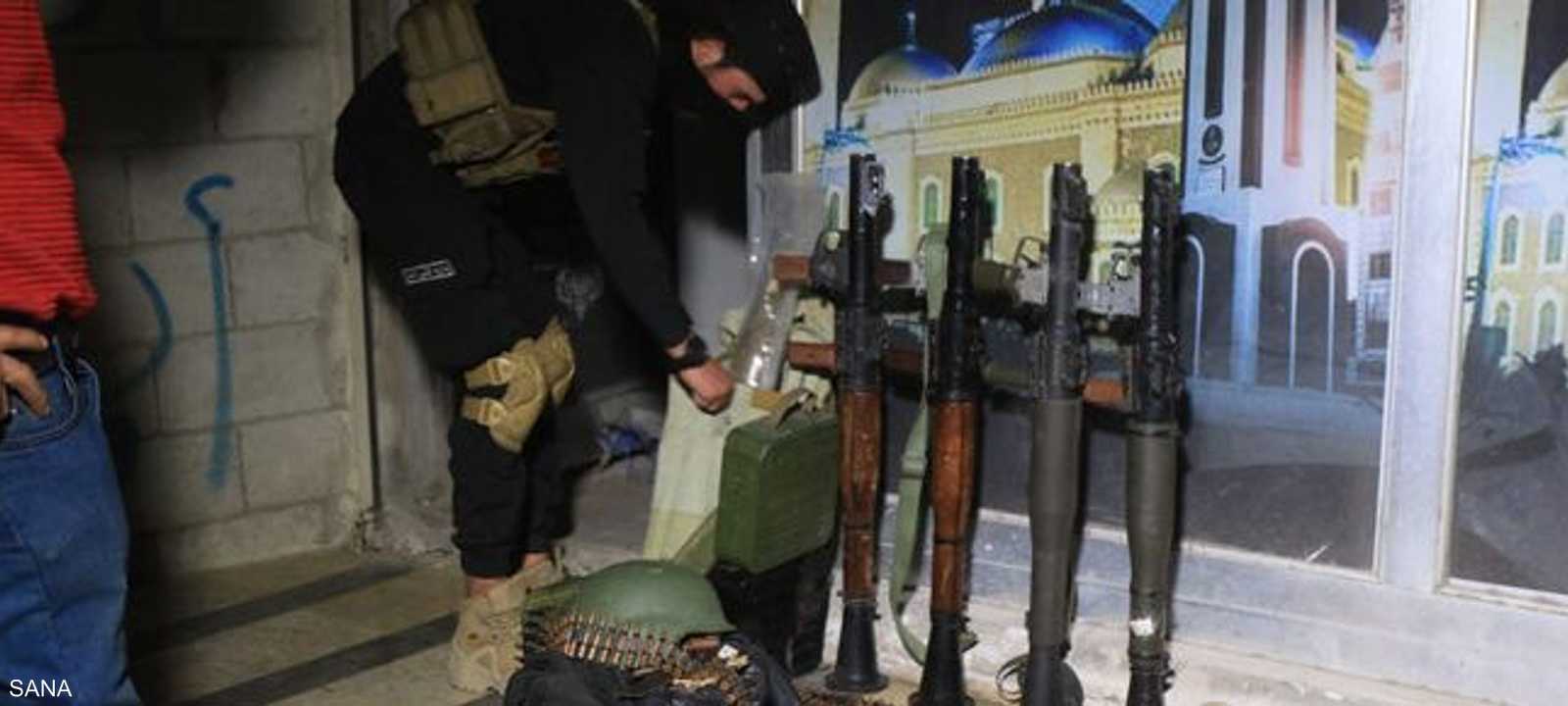 عملية أمنية في حي الوعر بحمص