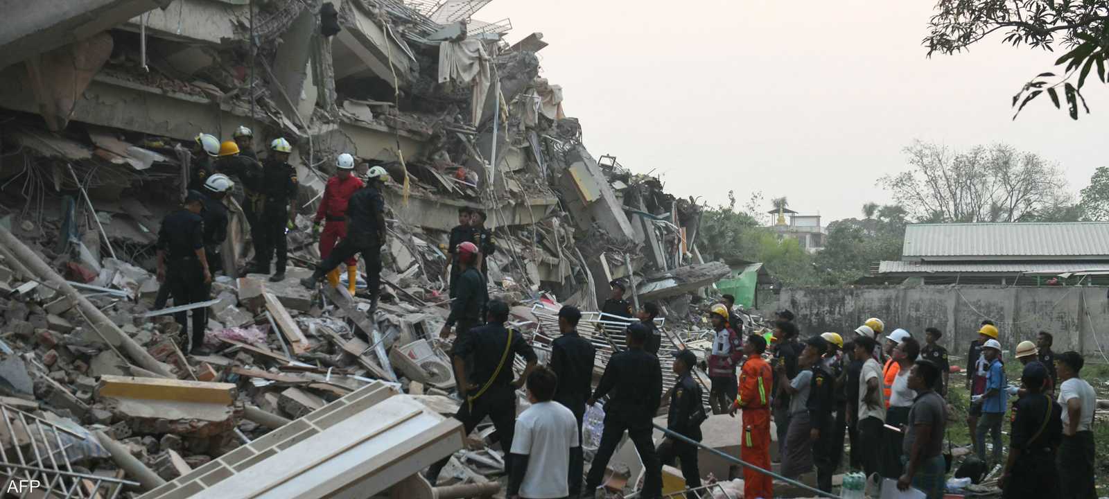 ميانمار شهدت زلزالا مدمرا