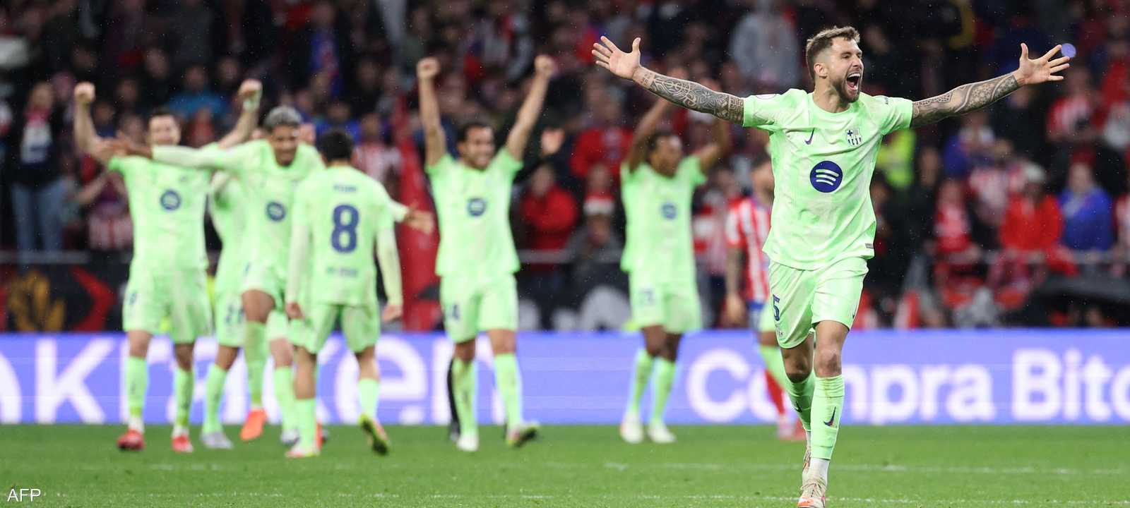 برشلونة يعبر محطة أتليتكو نحو نهائي الكأس