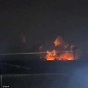 غارات جوية استهدفت مطار حماة