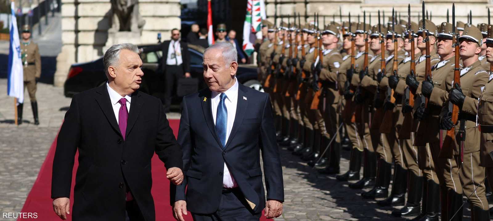 نتنياهو وصل بودابست الخميس