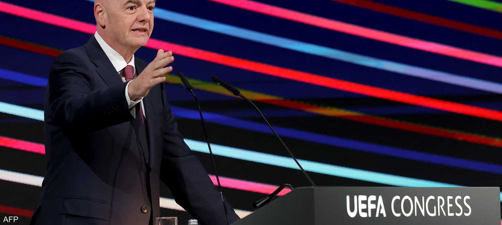 رئيس الاتحاد الدولي لكرة القدم جياني إنفانتينو