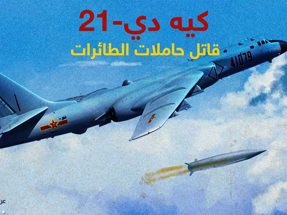 الصين تكشف عن قاتل حاملات الطائرات "كيه دي-21"