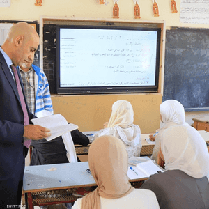 زيارة الوزير لإحدى مدارس محافظة المنوفية