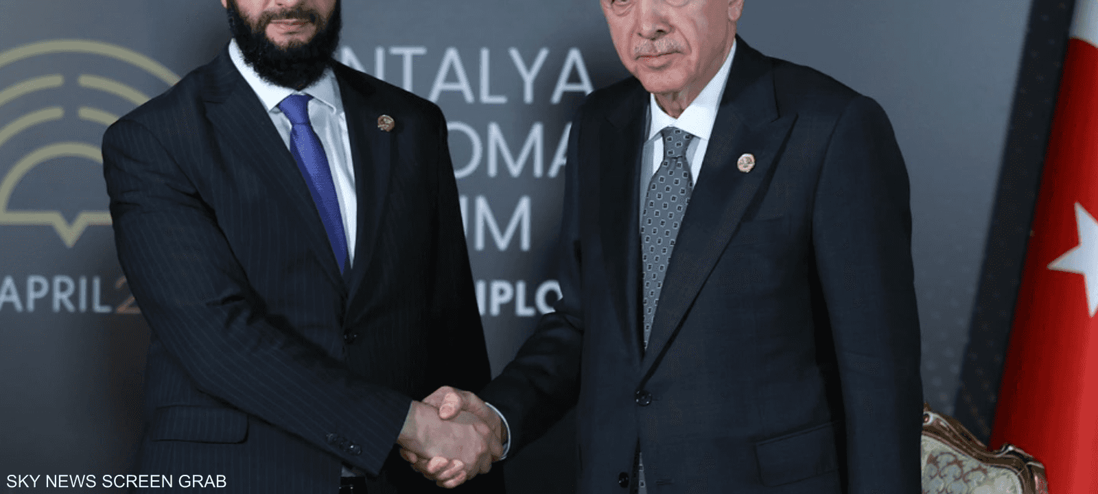 طيب رجب أردوغان وأحمد الشرع