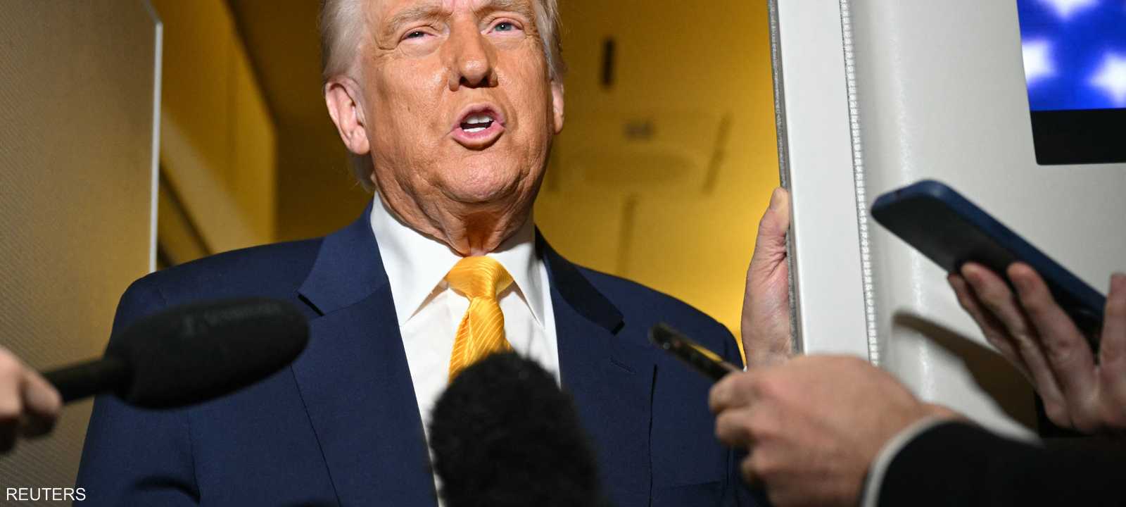 ترامب أثنى على الجولة الأولى من المحادثات مع إيران