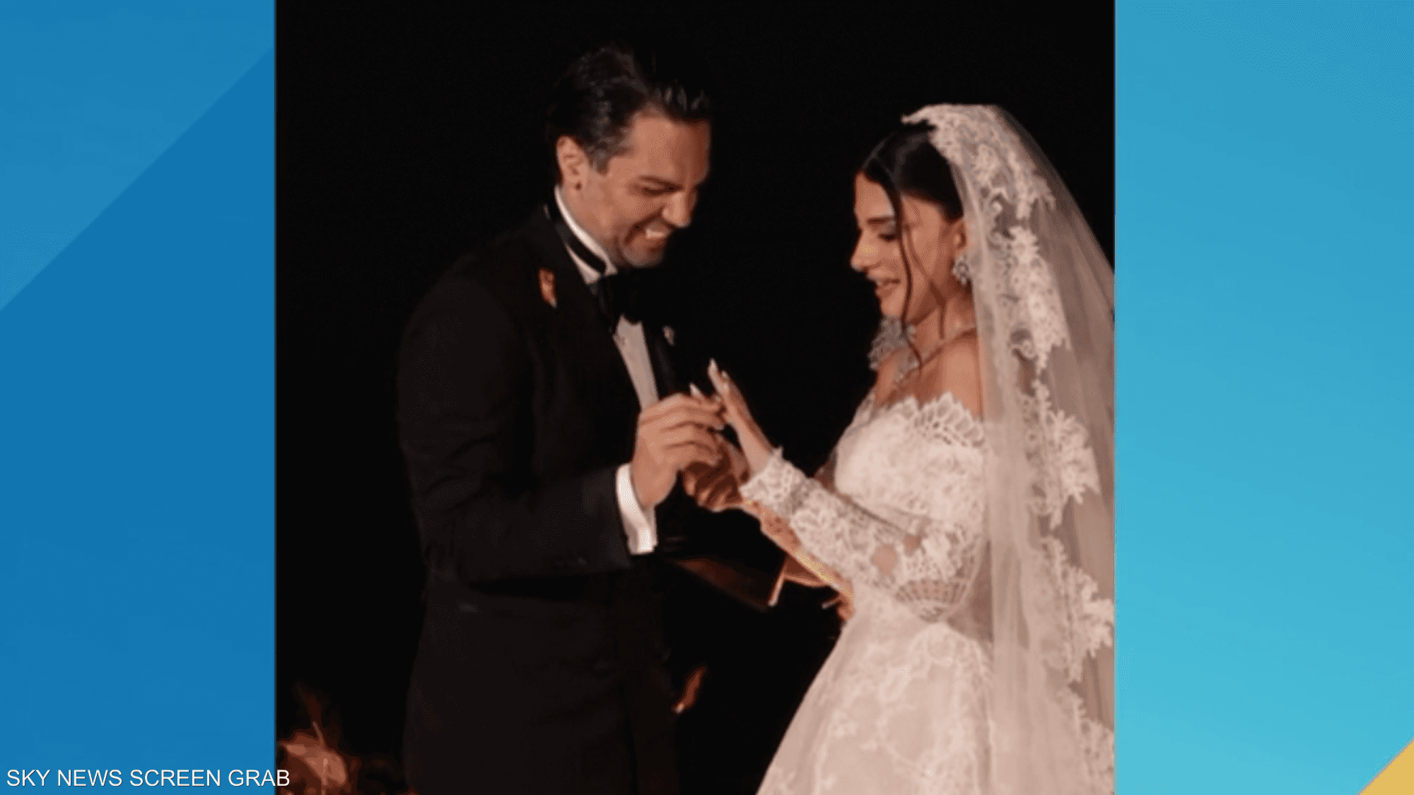 خاتم زفاف نارين بيوتي يخطف الأنظار