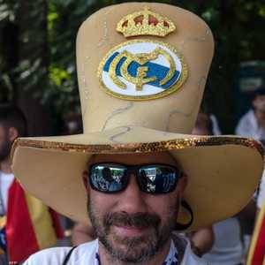 أرشيفية لمشجع للنادي الملكي ريال مدريد