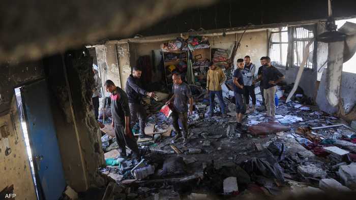 إسرائيل قصفت خيام النازحين في غزة
