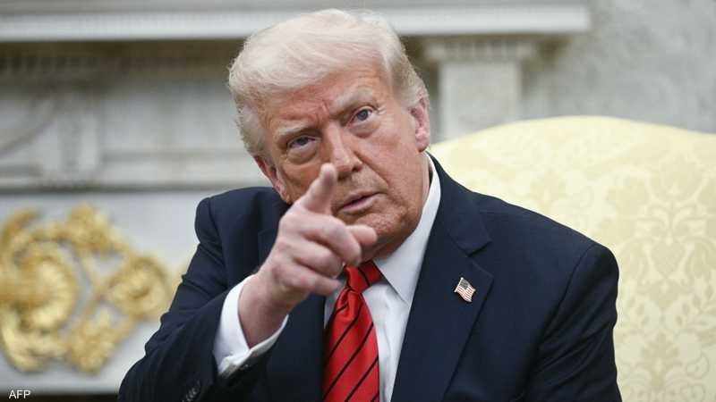 الرئيس الأميركي الرئيس دونالد ترامب