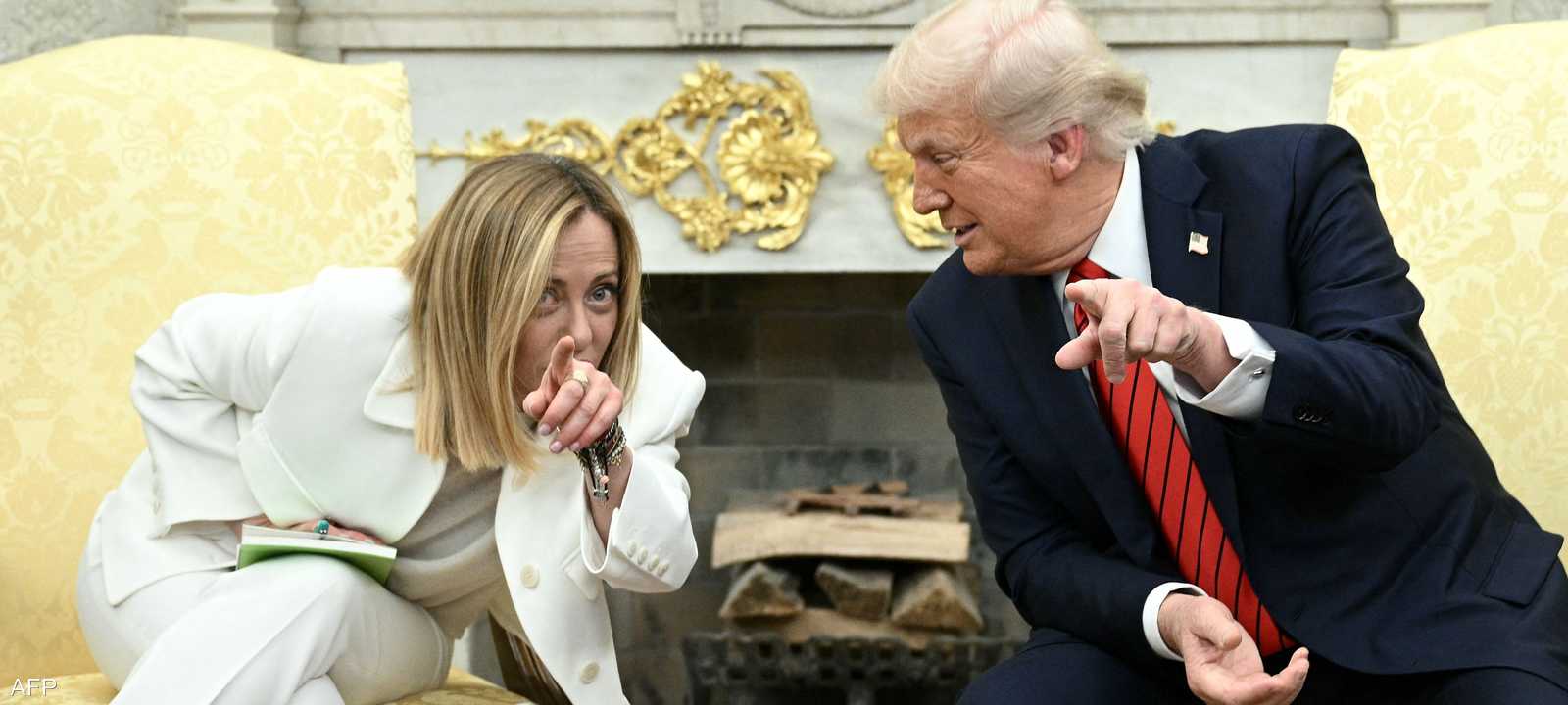 ترامب وميلوني في البيت الأبيض