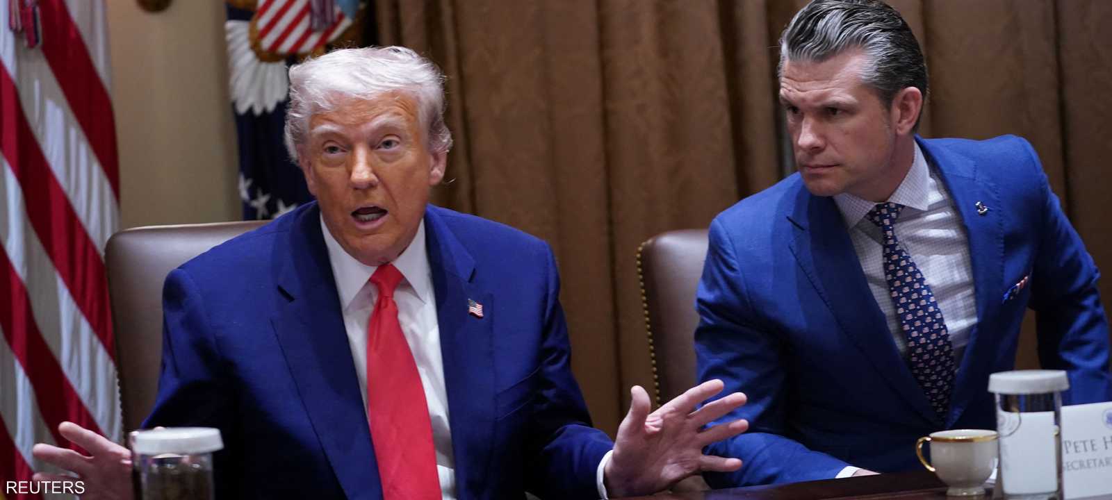 ترامب دعم وزير دفاعه مجددا