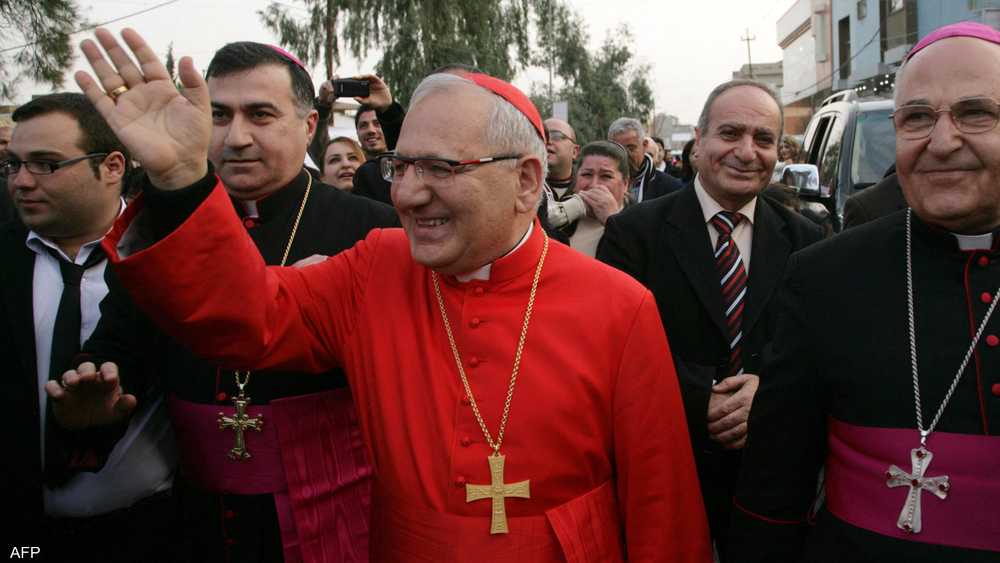 البطريرك ساكو خلال زيارته للعراق في 2013