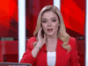 عاشت المذيعة لحظات من الرعب على الهواء ماشرة