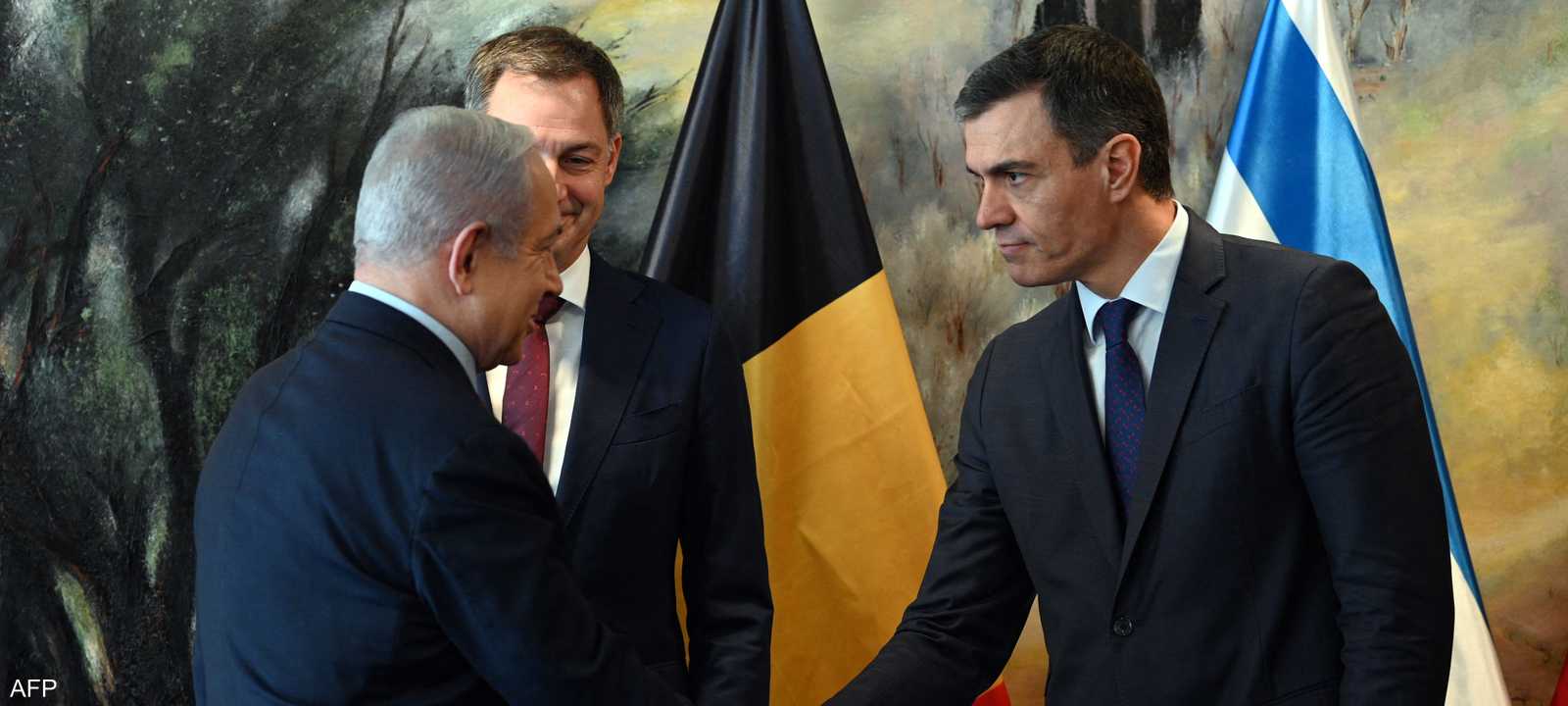 لقاء سابق بين سانشيز ونتنياهو في نوفمبر 2023