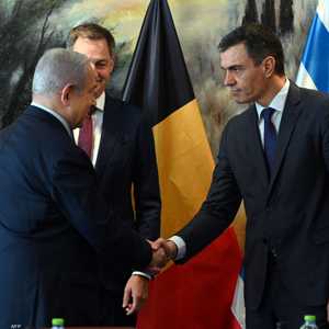 لقاء سابق بين سانشيز ونتنياهو في نوفمبر 2023