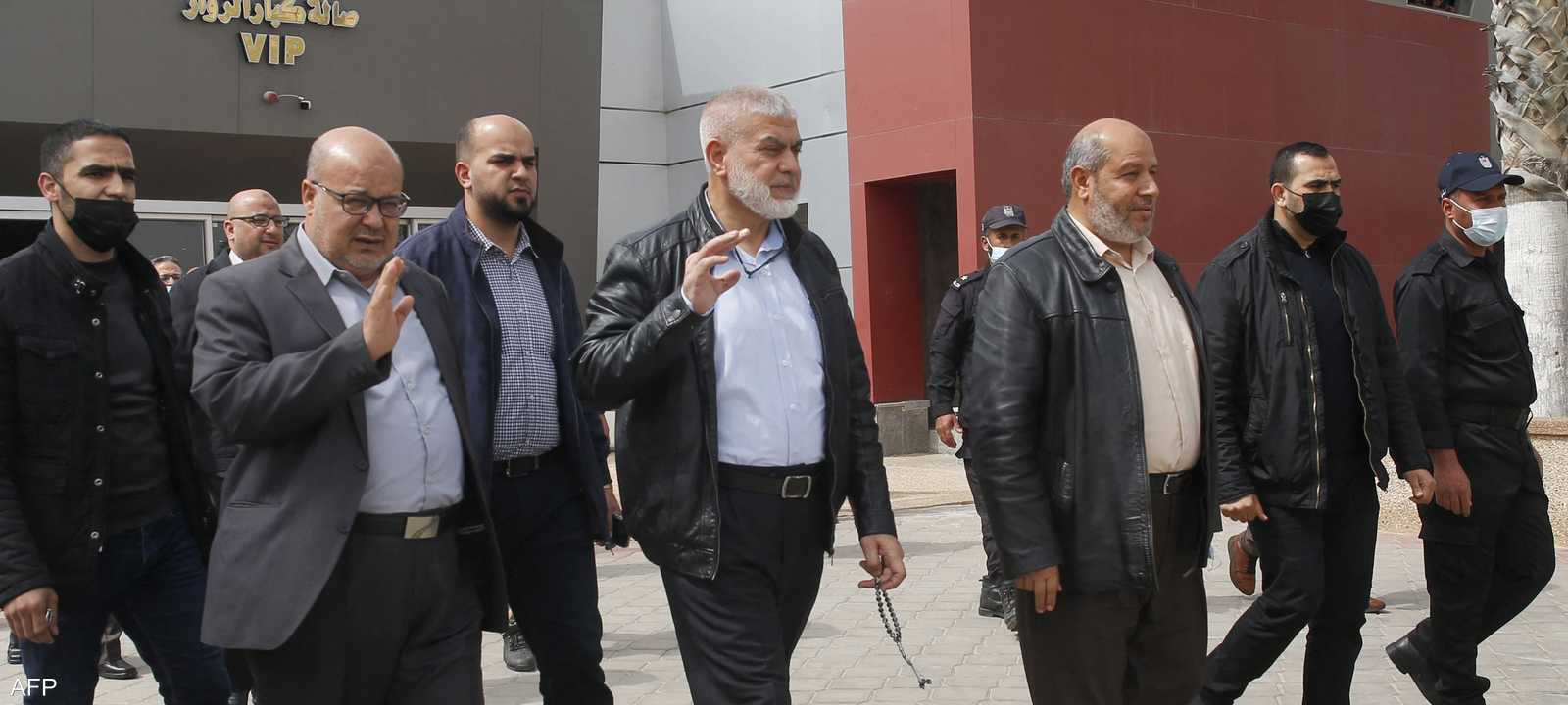 وفد من حماس يزور مصر برئاسة خليل الحية (يمين الصورة) - أرشيف