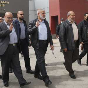 وفد من حماس يزور مصر برئاسة خليل الحية (يمين الصورة) - أرشيف