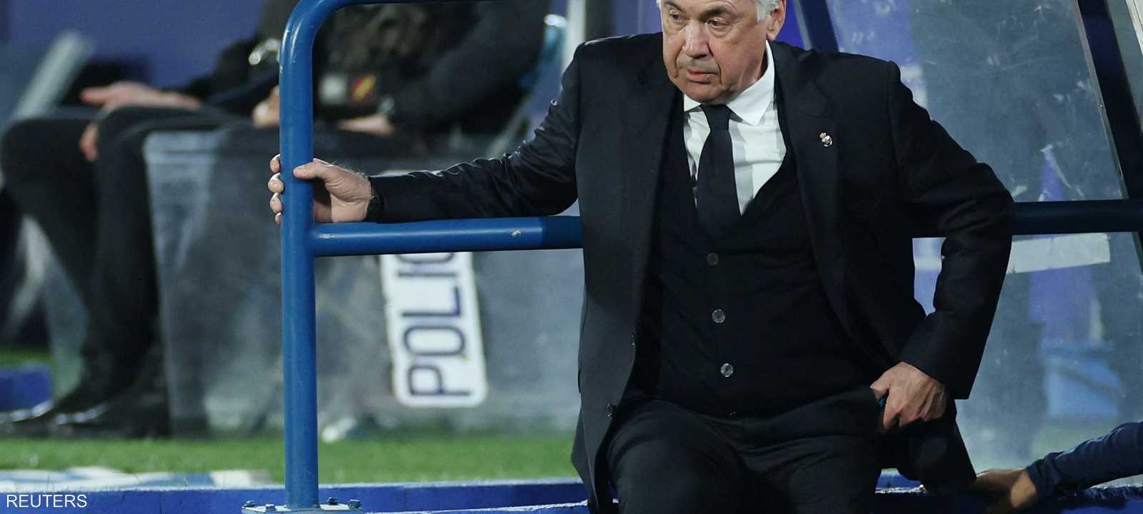 أنشيلوتي عبر عن ألمه بعد الخسارة