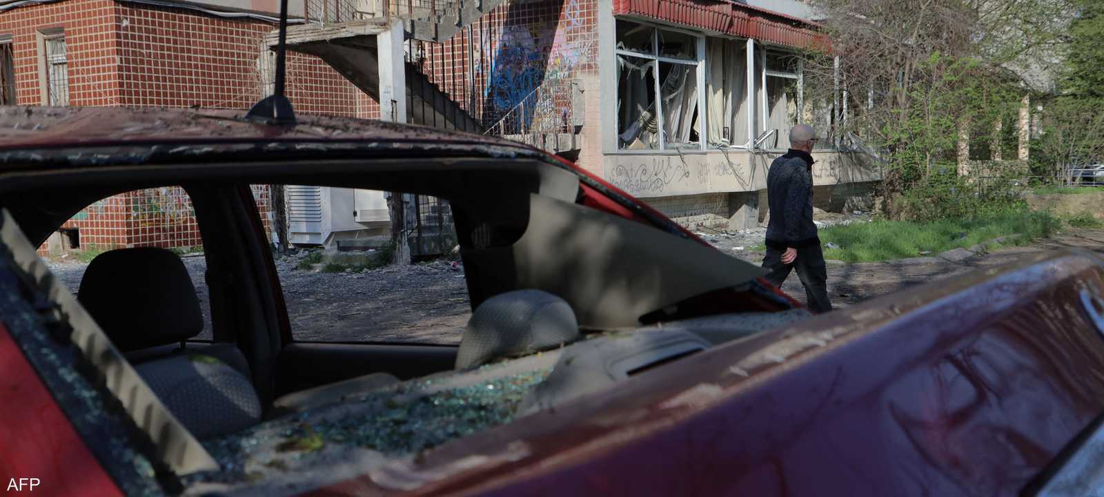 من هجوم سابق بمسيرات روسية استهدف مدينة أوديسا الأوكرانية