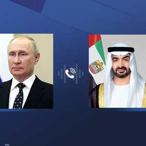 محمد بن زايد وبوتين يبحثان العلاقات الثنائية