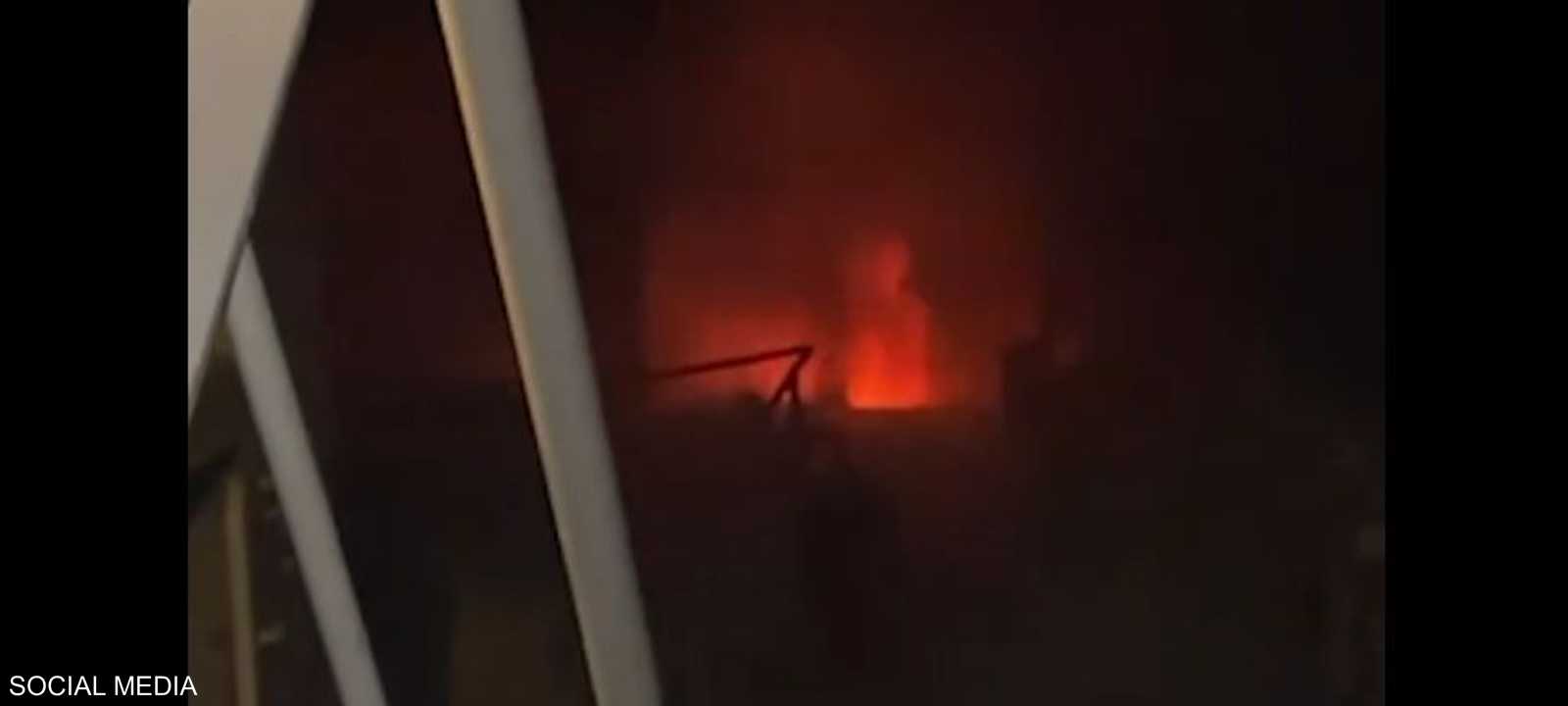 الهجوم أدى إلى اشتعال النيران على متن السفينة