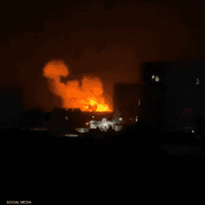 تقول مصادر إن الضربات تهدف إلى توجيه رسالة للنظام السوري