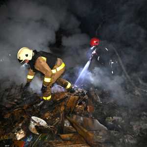 حطام الطائرات المسيرة المتساقطة أشعل حرائق