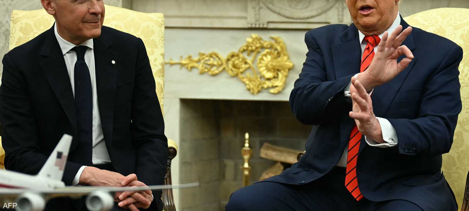 جاءت تصريحات ترامب على هامش لقاءه كارني