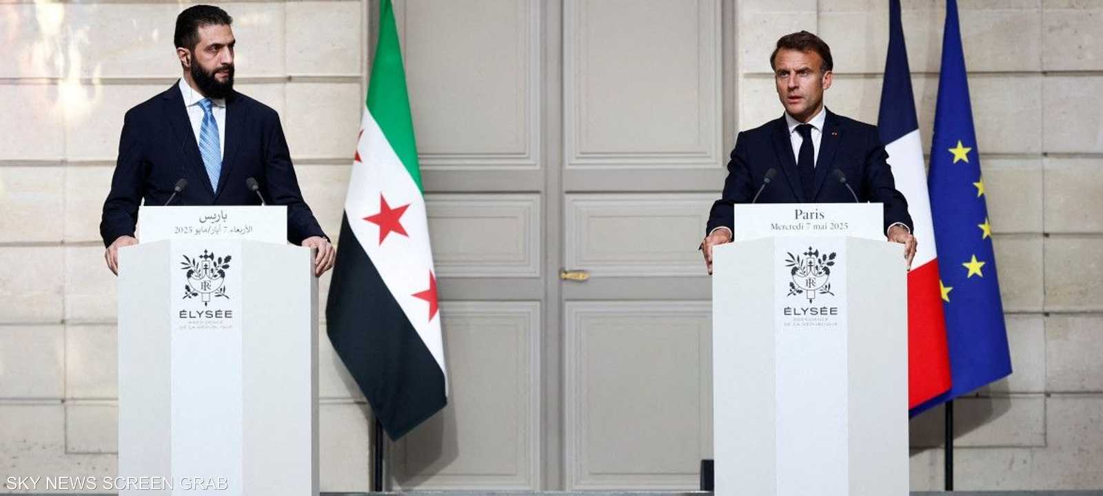 الشرع في باريس.. رهان على دور أوروبي داعم