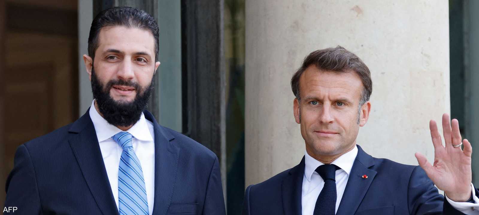 الشرع وماكرون