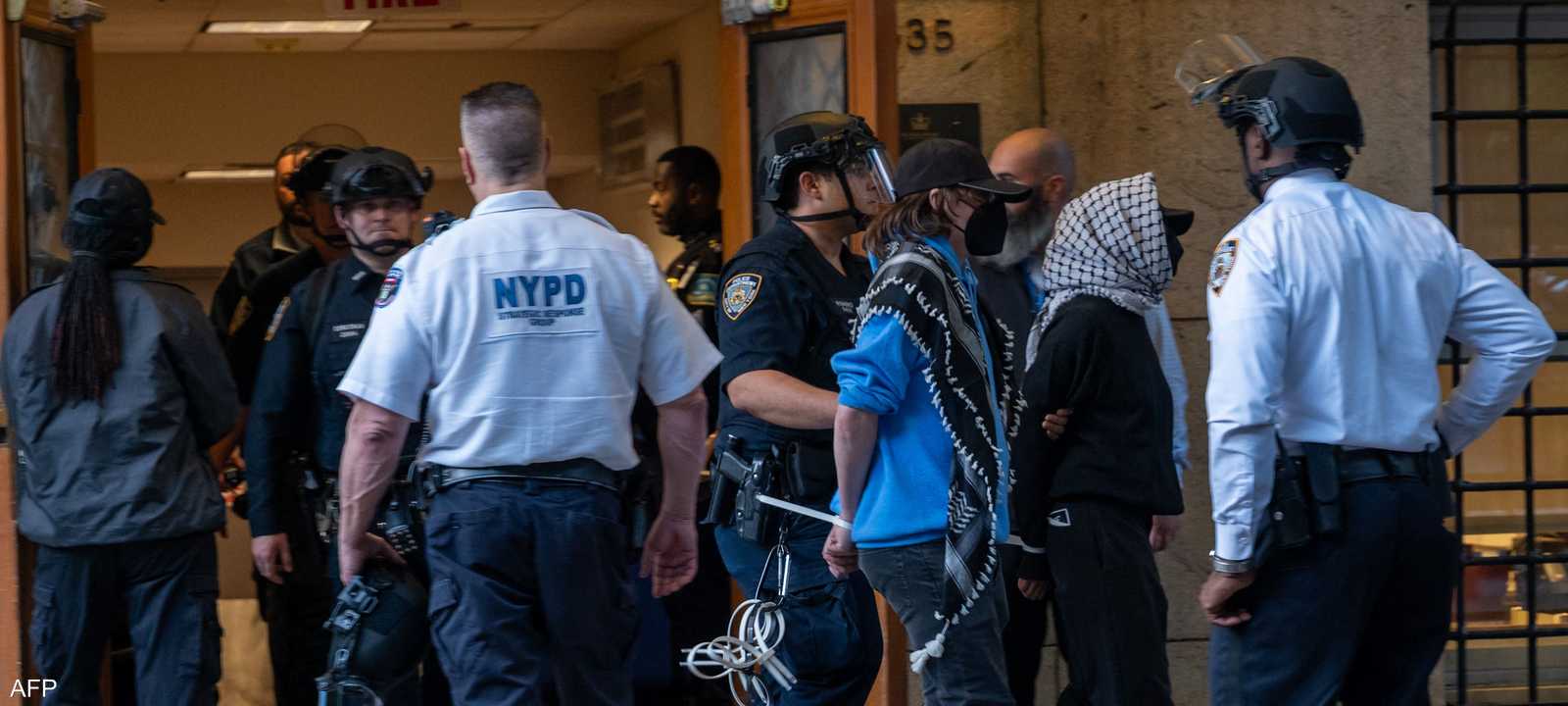 شرطة نيويورك اقتحمت مكتبة جامعة كولومبيا لفض الاعتصام