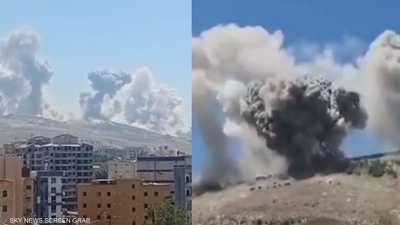 فيديو: غارات إسرائيلية ضد "هدف مهم" في جنوب لبنان