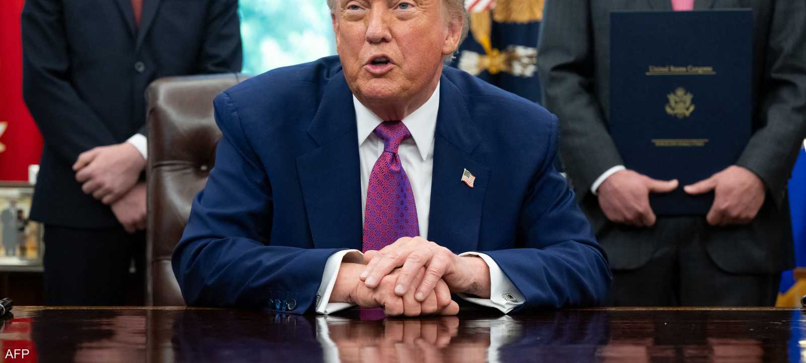 ترامب كان أول من أعلن عن وقف إطلاق النار