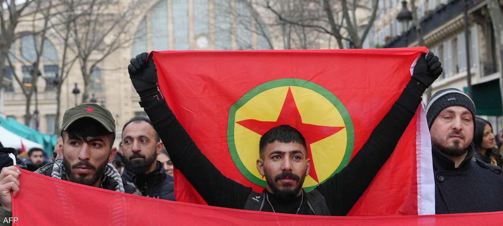 أرشيفية لتظاهرة مؤيدة لحزب العمال الكردستاني