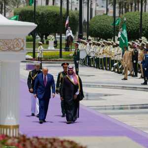 استقبال رسمي لترامب في السعودية