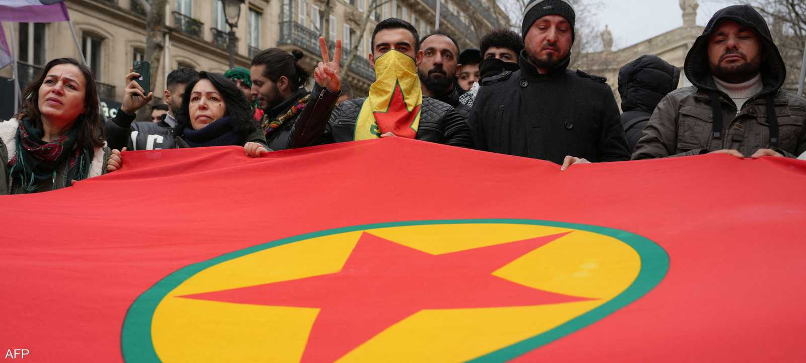 أرشيفية لتظاهرة مؤيدة لحزب العمال الكردستاني