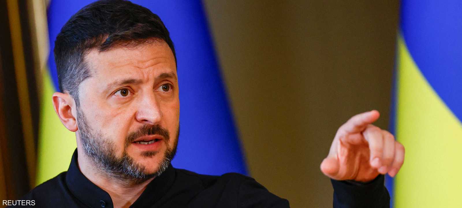 الرئيس فولوديمير زيلينسكي