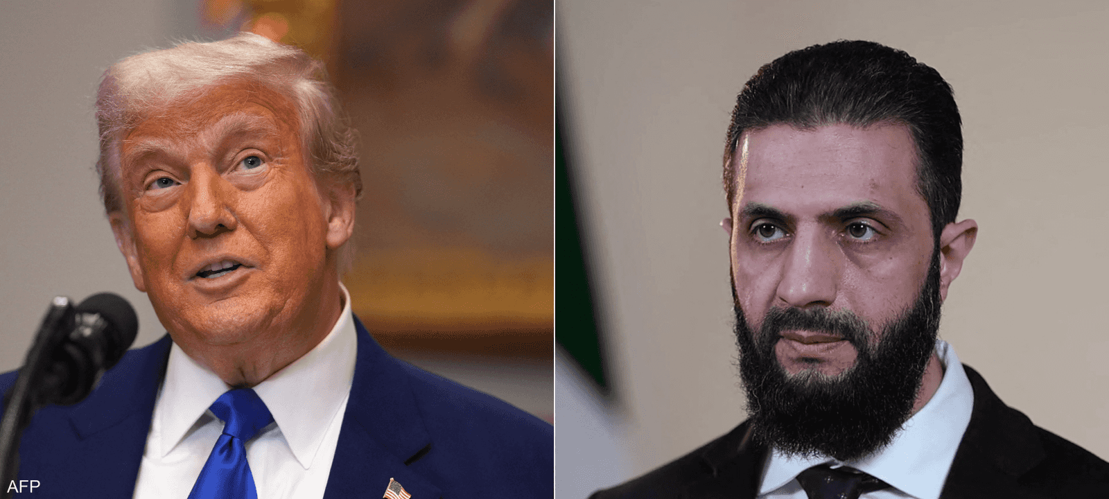 دونالد ترامب وأحمد الشرع