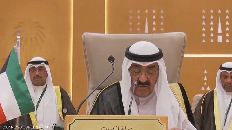 أمير الكويت يرحب بالتهدئة ويؤكد دعم الدولة الفلسطينية